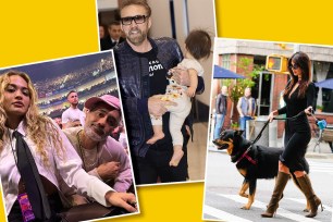 Rita Ora and Taika Waititi, Nicolas Cage with daughter and Emily Ratajkowskiv with pup.