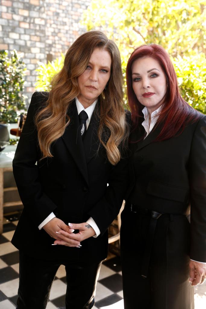 Priscilla Presley and Lisa Marie Presley