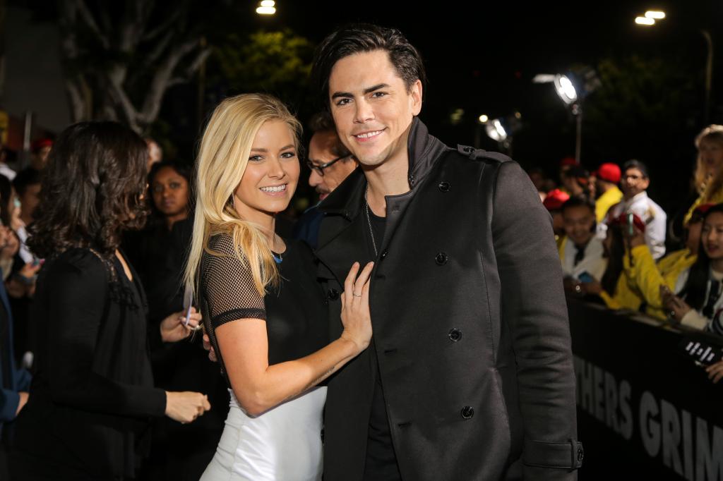 Ariana Madix and Tom Sandoval smiling 