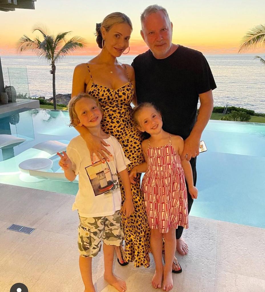 Dorit and PK Kemsley posing with son Jagger and daughter Phoenix.