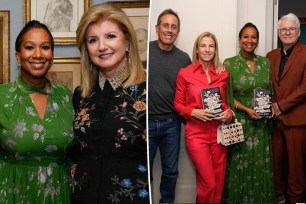 Nicole Avant, Arianna Huffington, Jerry Seinfeld, Jessica Seinfeld, Steve Martin