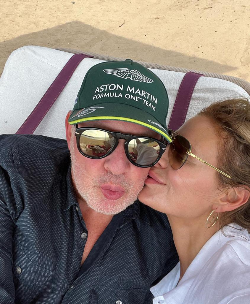 Dorit Kemsley and Paul PK Kemsley posing for selfie 