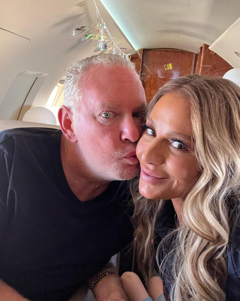 Dorit Kemsley and Paul PK Kemsley posing for selfie 