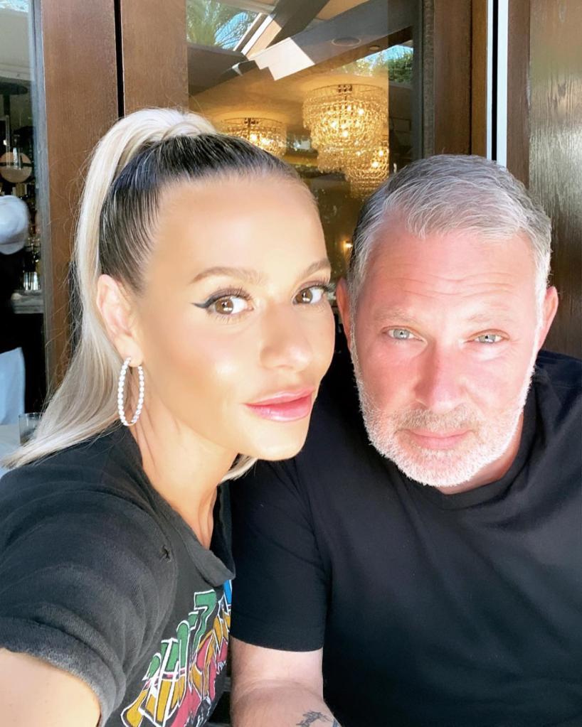 Dorit Kemsley and Paul PK Kemsley posing for selfie 