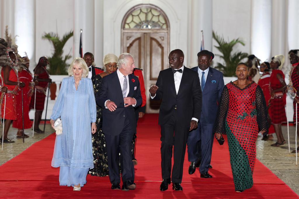 Queen Camilla, King Charles, President and First Lady of Kenya