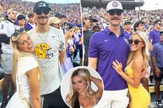 Gymnast Olivia Dunne cozies up to baseball beau Paul Skenes in rare snap