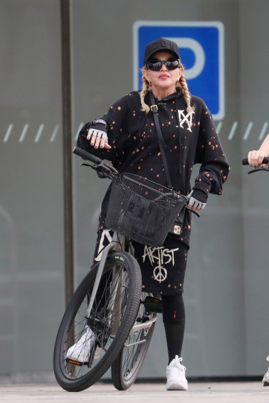 madonna on a bike