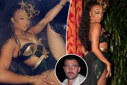 Travis Kelce's ex Kayla Nicole brags about 'turning men to stone' with sexy Medusa Halloween costume